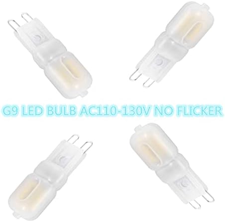 Sriomny G9 LED Izzó 10 Csomag, 2W （20W Halogén Egyenértékű）, G9 Természetes Fehér 4000K, Tejszerű, Fehér
