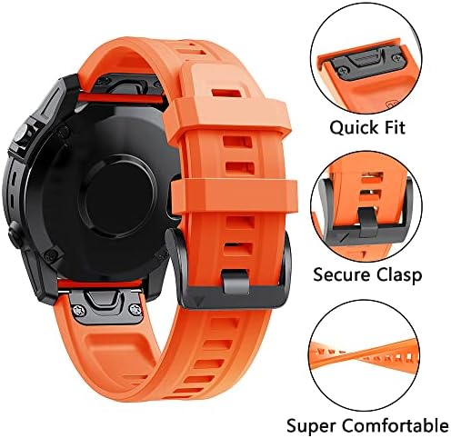 DJDLFA 22 26mm Szilikon Watchband Pántok a Garmin Fenix 6X 6 Pro 7 X 7 5 5X 3 3HR 945 Smartwatch Karkötő