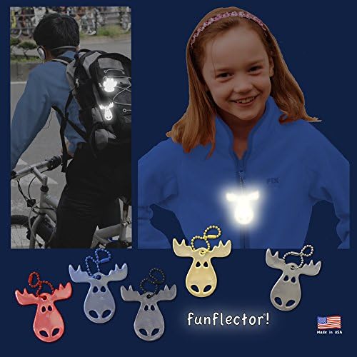 funflector Biztonsági Fényvisszaverők - Állatok - Ultra Fényes, Elegáns Fényvisszaverő Felszerelés Kabátok,