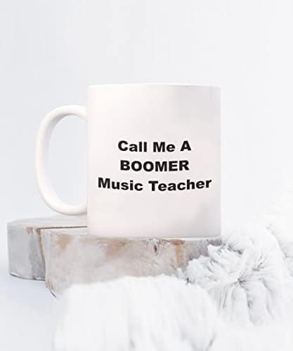Boomer Ajándék, Baby Boomer Ajándék, Zene Tanár Ajándék, Hívj Fel Egy Boomer Zene Tanár Bögre, Zenetanár