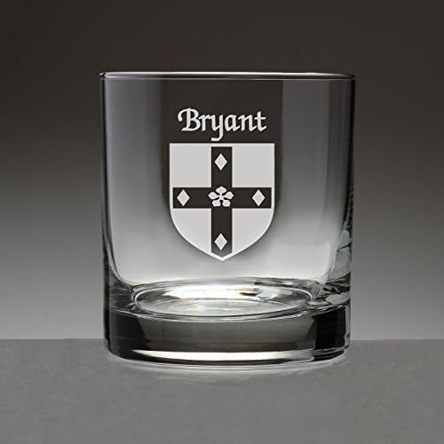 Bryant Ír címer Dobon Szemüveg - Készlet 4 (Homok Maratott)