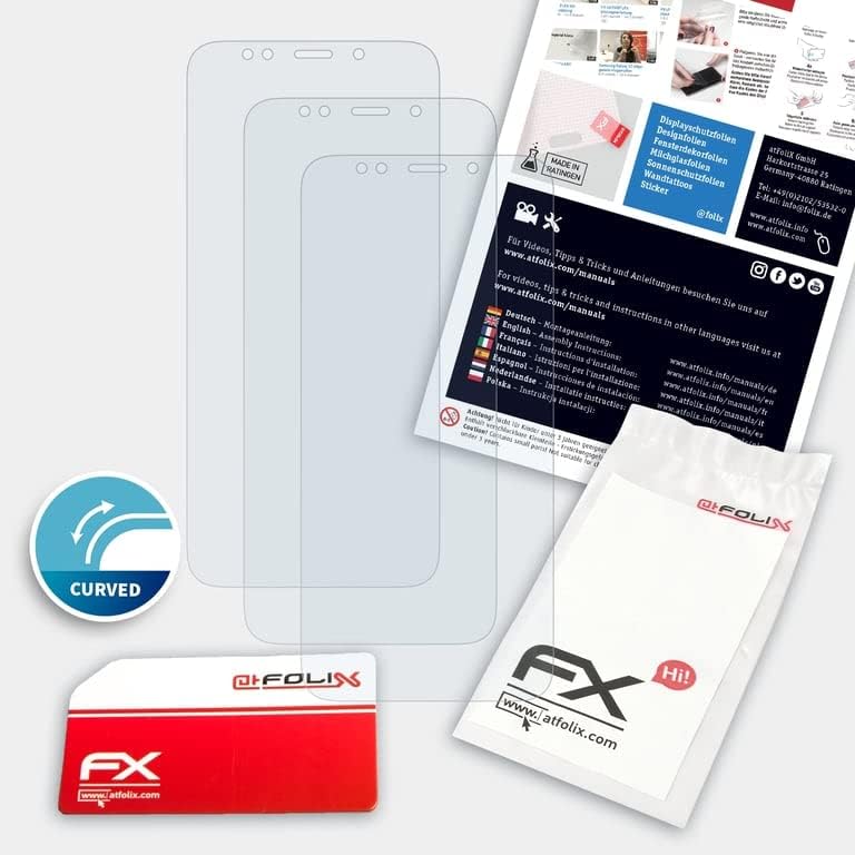 atFoliX képernyővédő fólia Kompatibilis a Xiaomi Redmi 5 Plusz Védő Fólia, Ultra Tiszta, Rugalmas FX Képernyő