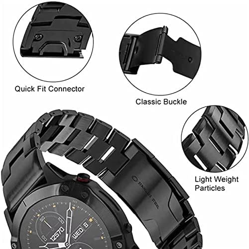 TTUCFA Titán Ötvözet Watchband QuickFit Csukló Pánt a Garmin Fenix 7 X 7 6 5 5X Plus/6 6X Pro 3 3HR/Forerunner