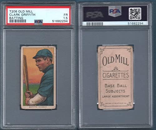 1909 t206 dohány (baseball) kártya189-psa clark griffith (ütő) psa a Cincinnati Reds Fokozatú Vásár/Szegény