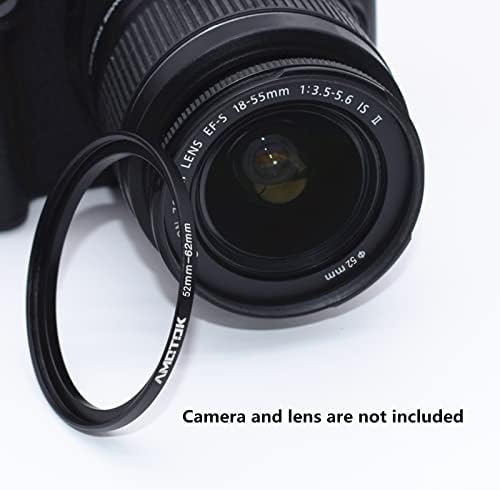 52 mm-es Objektív 62mm Kamera Szűrők Gyűrű Kompatibilis Minden 52mm Kamera, Objektívek, hogy 62mm UV CPL
