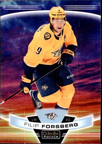 2019-20 O-Pee-Chee Platinum Naplemente 29 Filip Forsberg Nashville Ragadozók NHL Jégkorong Trading Card