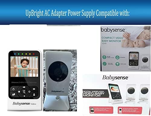 UpBright 5V AC/DC Adapter Kompatibilis a Babysense V24R Videó babafigyelő Digitális Vezeték nélküli Kamera,