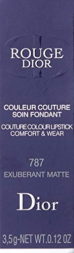 Christian Dior Rouge Dior Couture Szín Kényelem, rúzsozza magát, 787 Túláradó Matt, 0.12 Uncia