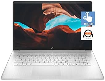 HP 17 Fény Vékony Érintőképernyős Laptop, 17.3 Kijelző, Ryzen 5 5500U (>i7-1065G7) (4.0 GHz-es,6-Core),