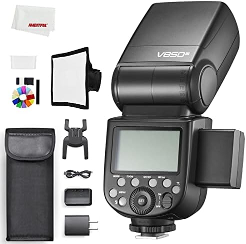 Godox VING V850III Kamera Speedlite Vaku,2.4 G Wireless Vezérlés,Beépített 7.2 V/3000mAh Lítium Elem,Mint