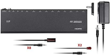 Monoprice Feketerigó 4K 1X16 HDMI Splitter - a 3D-s Támogatás, Ultra HD-4K (3840 x 2160 30Hz) (Kompatibilis