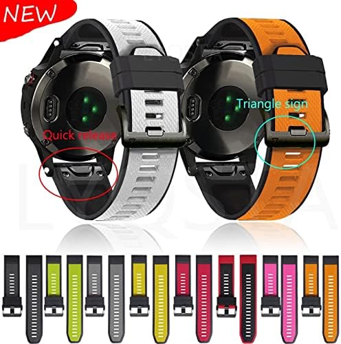 EGSDSE 26 22mm Szilikon gyorskioldó Watchband Szíj, A Garmin Fenix 6X 6 6 Pro 5X 5 Plusz 3HR Enduro Smartwatch