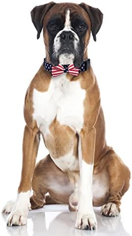 Lamphyface Amerikai Zászló Kutya Kendő Előke Sál Nyakörv Nyakkendő Állítható július 4. Függetlenség Napja