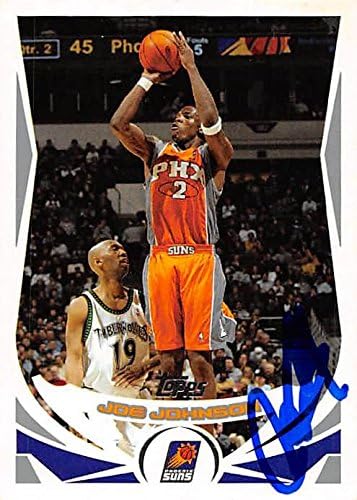 Joe Johnson dedikált Kosárlabda Kártya (Phoenix Suns) 2004 Topps 142 - Aláíratlan Kosárlabda Kártyák