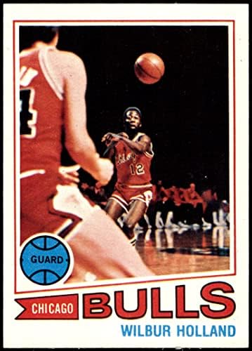 1977 Topps 53 Wilbur Holland Chicago Bulls (Kosárlabda Kártya) NM Bikák University of New Orleans