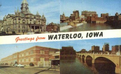 Waterloo, Iowa Képeslap
