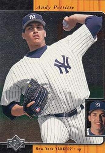 1996 SP 130 Andy Pettitte New York Yankees (Felső szint) MLB Baseball Kártya NM-MT