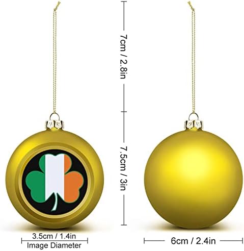Ír Lóhere Karácsonyi Labdák Dísz Törhetetlen a Varázsa karácsonyfa Lóg Dekoráció