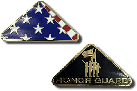 Én-018 díszőrség Hajtogatott Zászló Kihívás Érme Rendőrség CBP Katonai
