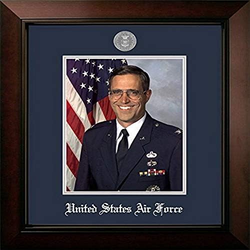 Campus Képek AFPLG002 légierő Portré Legacy Keret, Ezüst Medál, 8 × 10
