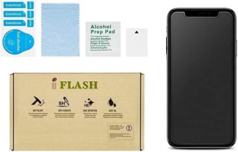 IFLASH iPhone XR, iPhone 11 Matt kijelző Védő fólia, [5 Pack] Anti-Vakító fény & Anti-Ujjlenyomat Edzett