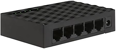 Csatlakozók 5 Port, RJ45 Ethernet Gyorsan Válthat a Hálózati Kapcsolóval 10/100Mbps Plug and Play Full/Half
