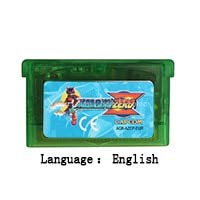ROMGame 32 Bites Kézi Konzol videojáték Patron Kártya Megaman Nulla angol Nyelv Eu Verzió Világos zöld