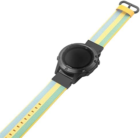 PURYN 22mm Nylon Watchband A Garmin Fenix 6 6X Pro Csuklópánt Heveder Fenix 5 5Plus 935 S60 Quatix5 gyorskioldó