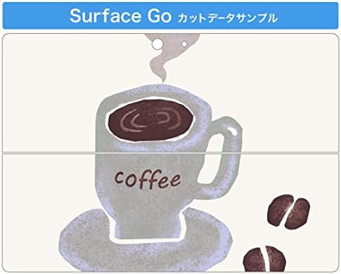 igsticker Matrica Takarja a Microsoft Surface Go/Go 2 Ultra Vékony Védő Szervezet Matrica Bőr 014433 Kávé,