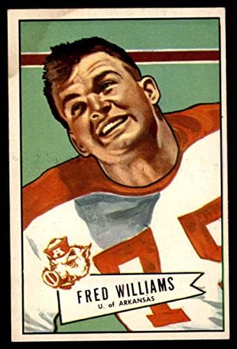 1952 Bowman 121 Fred Williams Chicago Bears (Foci Kártya) VG Medvék Arkansas