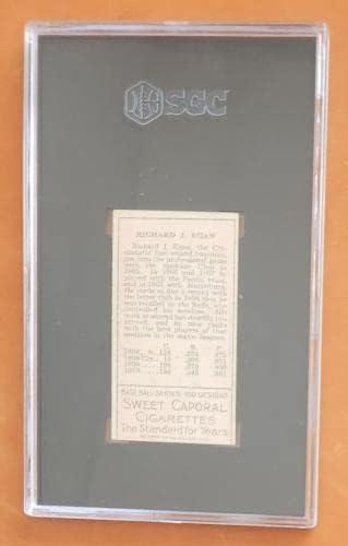 1911 Édes Caporal T205 Richard Dick Egan Cincinnati Reds CSKP Hiteles Kártya - Baseball Kártyák