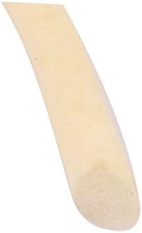 Új Lon0167 5m x 5mm Fehér Rugalmas Kerek, Tömör Szilikon Gumi Tömítő Hab (5m x 5mm weiße rugalmas runde