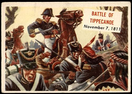 1954 Topps 100 xCOA Csata Tippecanoe (Kártya) (nem szilárd, fekete sávok, de mutass egy kis maradék