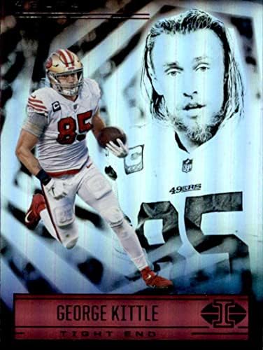2021 Panini Illúziók 18 George Kittle San Francisco 49ers NFL Labdarúgó-Trading Card