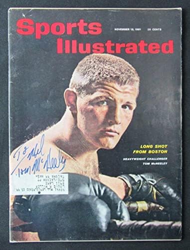 Tom McNeeley Dedikált November 13, 1961-Ben A Sports Illustrated Magazin 176474 - Dedikált Boksz Magazinok