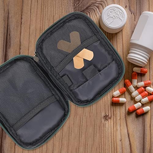 Healeved Utazási Tabletta Szervező 2db Tabletta Üveg Szervező Gyógyszer Tároló Táska Gyógyszert Utazási