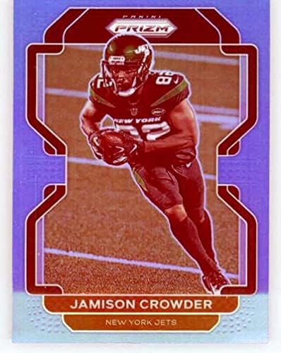 2021 Panini Prizm Prizm világoskék 86 Jamison Crowder New York Jets NFL Labdarúgó-Trading Card