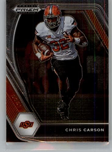 2021 Panini Prizm Tervezet Csákány 98 Chris Carson Oklahoma State Cowboys Labdarúgó-Trading Card