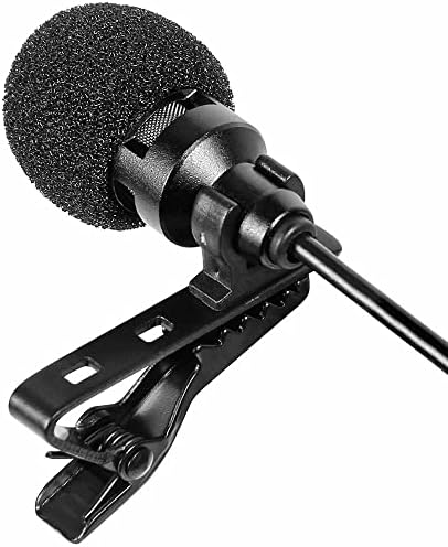 LMMDDP Profi Mikrofon, 3,5 mm-es Dual Fej nyakkendőtű a Mikrofon Csiptetős Hajtóka Mini Mikrofon PC, Laptop,
