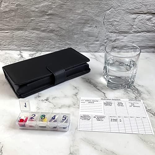 e-Tabletta, 5-Szer egy Nap x 7 Nap Kis Heti Tabletta Szervező, a-Vitamin, illetve a Gyógyszert, Tablettát