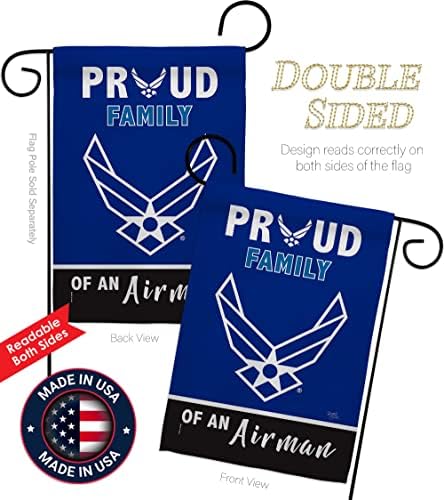 Szellő Dekoráció Büszke Családi Pilóta Kert Zászló Fegyveres légierő USAF Egyesült államok Amerikai Katonai