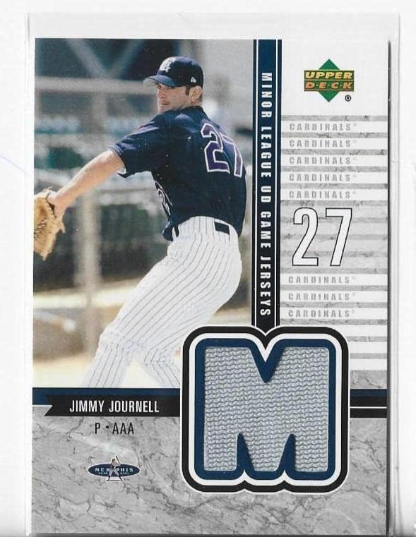 Jimmy Journell 2002 Felső szint J-JJ Játék-Kopott Jersey Kártya - Baseball Játék, Használt Kártyák