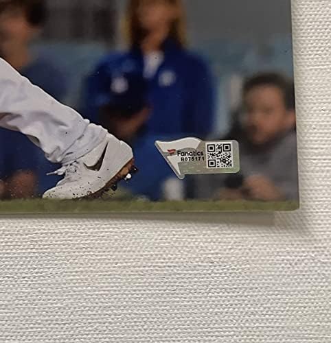 Gavin Lux Aláírt Dedikált Fényes 8x10 Fotó Los Angeles Dodgers - MLB/Fanatikusok Hitelesített