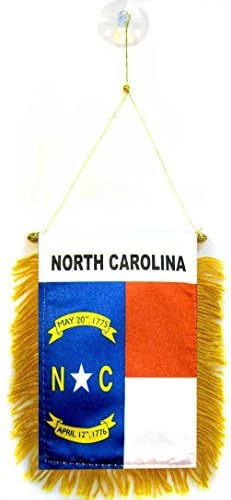 Nagykereskedelmi rengeteg 3 Észak-Karolina Állam Mini Zászló 4x6 Ablak Banner w/ tapadókorong