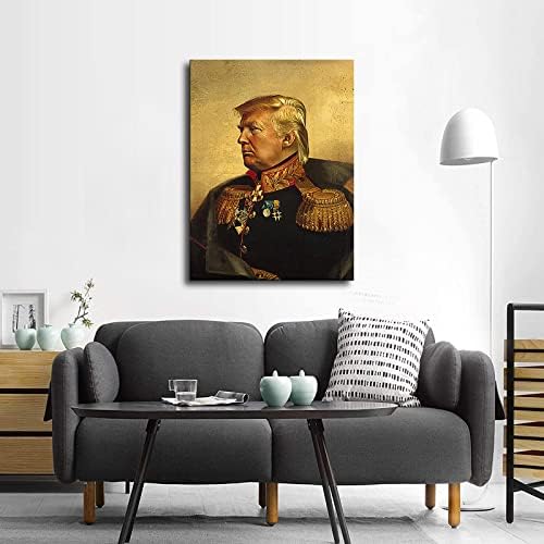 Donald Trump Wall Art Poszter Vicces Elnök Híresség Művészeti Újdonság a Pop Kultúra (16×24inch Keretes)