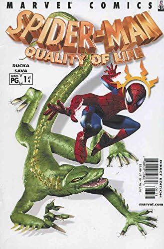 Spider-Man: életminőség 1 VF/NM ; Marvel képregény | Greg Rucka
