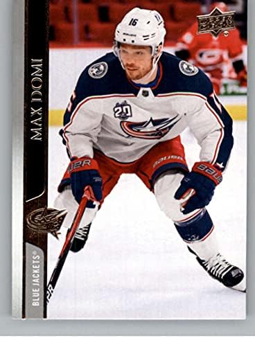 2020-21 Felső szint Bővített Sorozat 536 Max Domi Columbus Blue Jackets NHL Jégkorong Trading Card