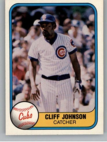 1981 Fleer 303 Szikla Johnson Chicago Cubs MLB Hivatalos Kártyára a Nyers (EX-MT vagy Jobb) Feltétel