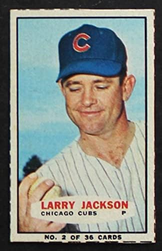 1965 Bazooka 2 Larry Jackson Chicago Cubs (Baseball Kártya) EX/MT Cubs