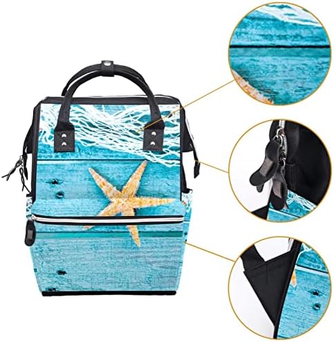 GUEROTKR Utazási Hátizsák, Pelenka táska, Hátizsák Táskában, Blue board csillag minta